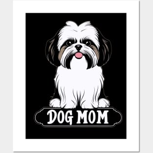 Shih Tzu Dog Mom Design For Loving Shitzu Doggy Mommies Posters and Art